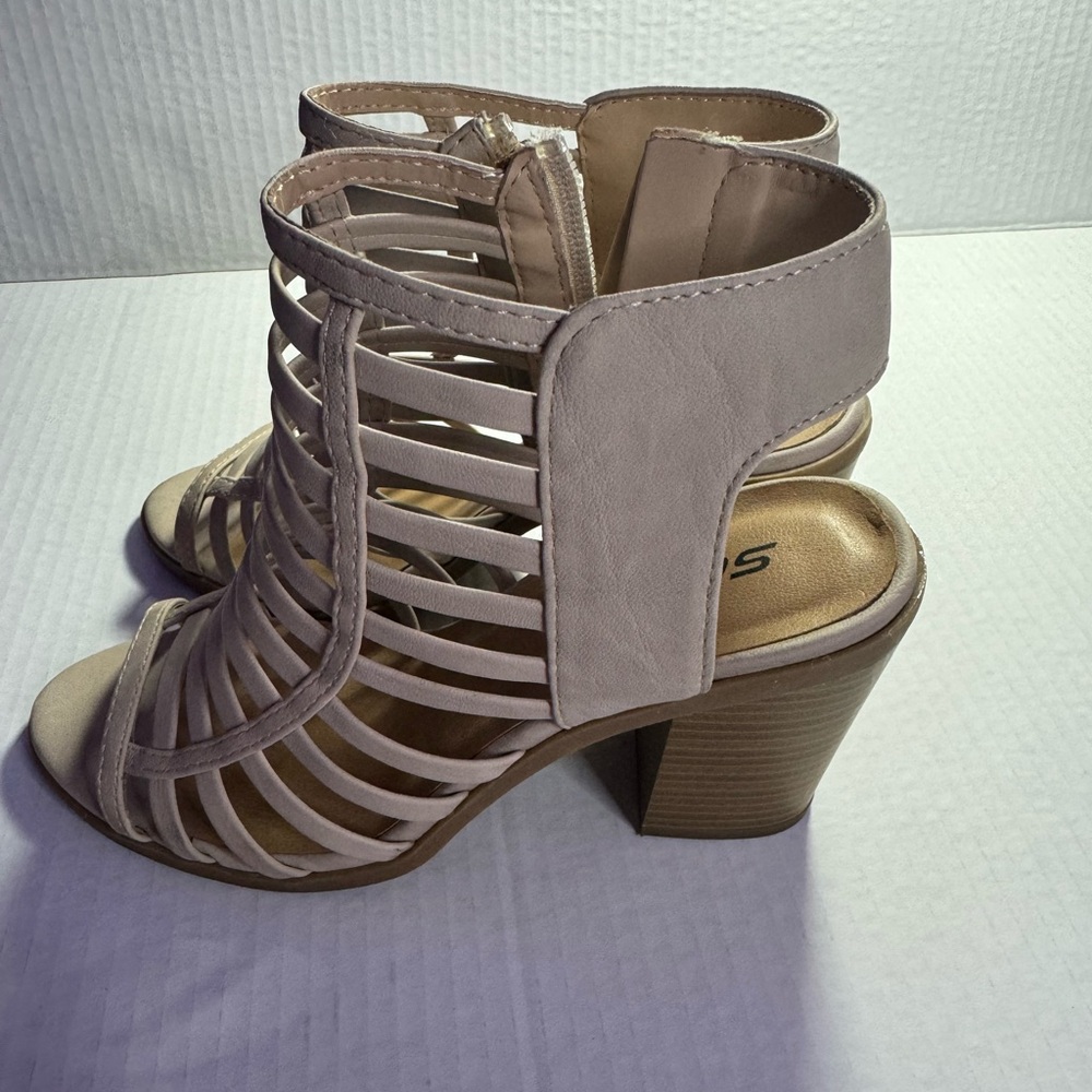 SODA women’s Open Toe High Heel Sandals Size 6.5